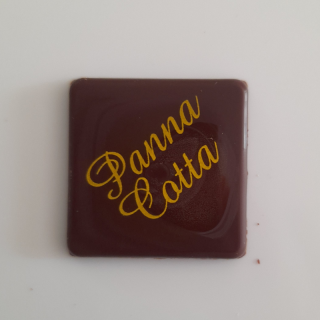 Čokoládová dekorace Panna Cotta 20 ks